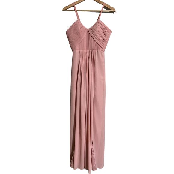 Bariano Australia Test of Time Blush Pink Evening Bridesmaid Prom Dress XS - Picture 1 of 7